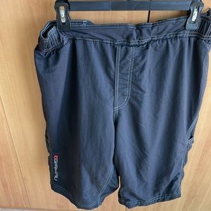 Garneau bike shorts. Two pockets in the back. Lined and padded